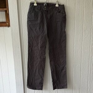 The North Face Dark Gray Chino Casual Pants womens sz. 6